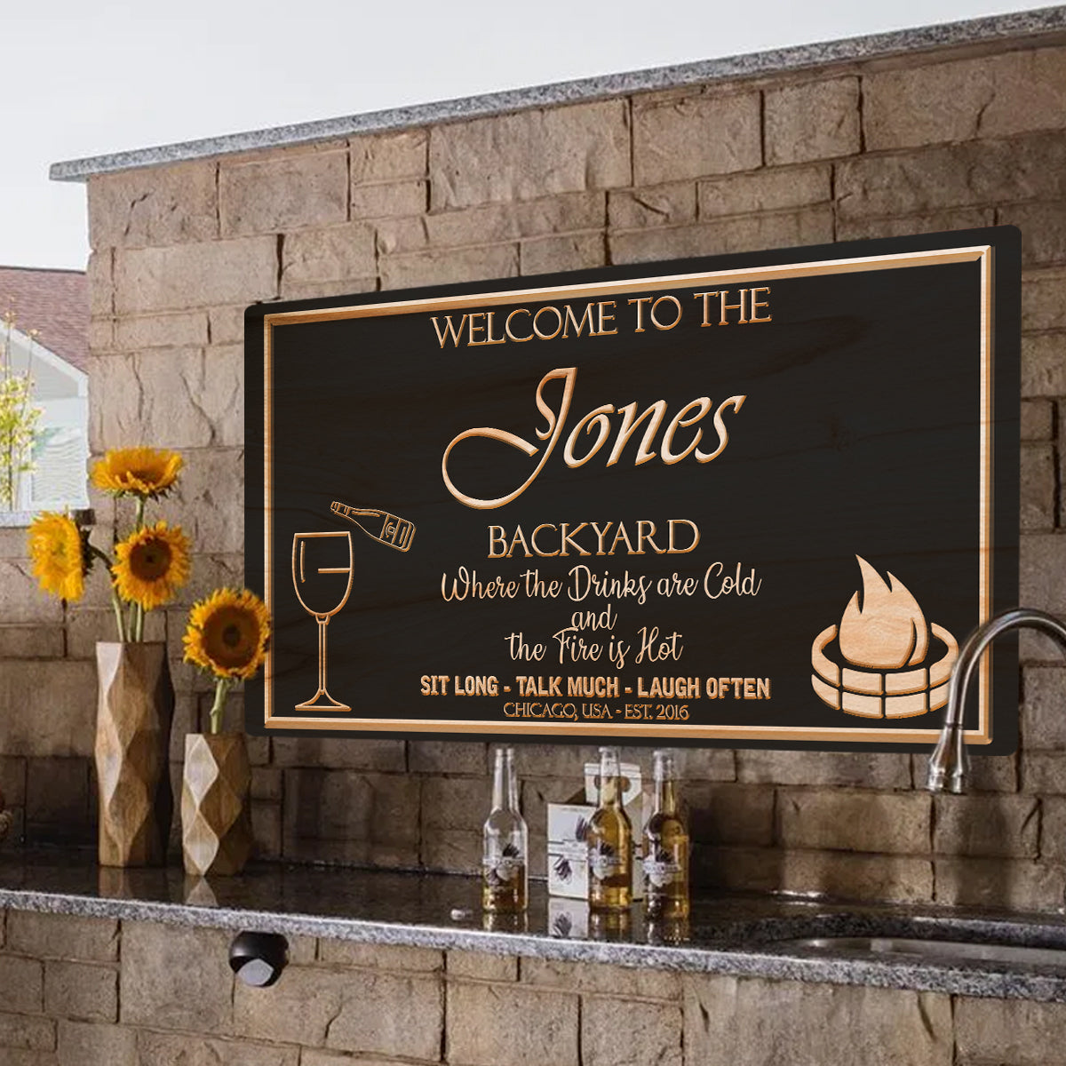 Arka Bahçe Tabelası